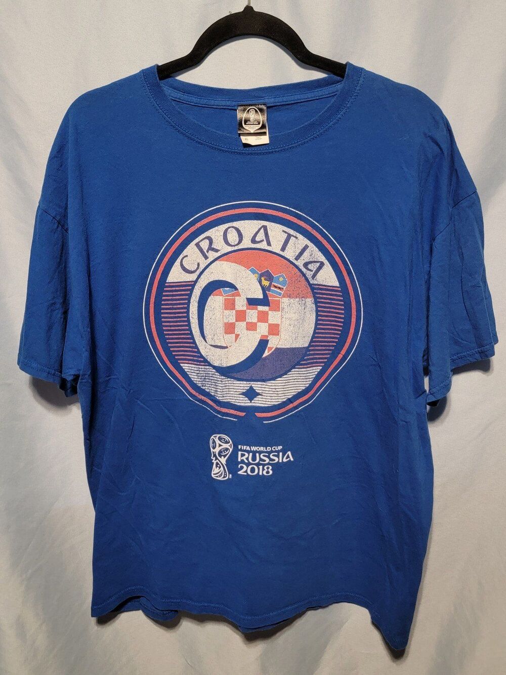 Official FIFA WORLD CUP RUSSIA 2018 CROATIA NATIONAL SOCCER TEAM  Size XL